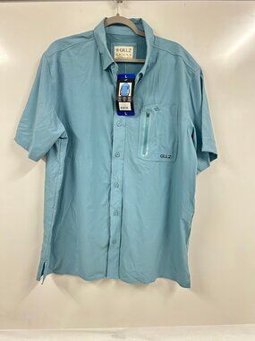 NWT Gillz Mens L Ventilated shirt Coastal Gorpcore Dadcore Beach Utility Fishing
